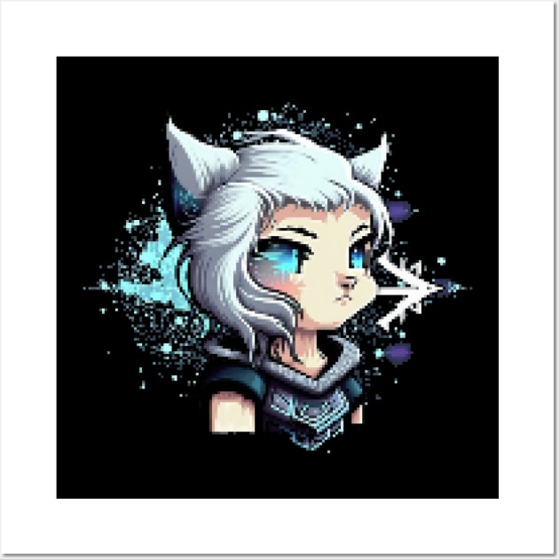 Jett Cat Wall Art by Pixel-Eye